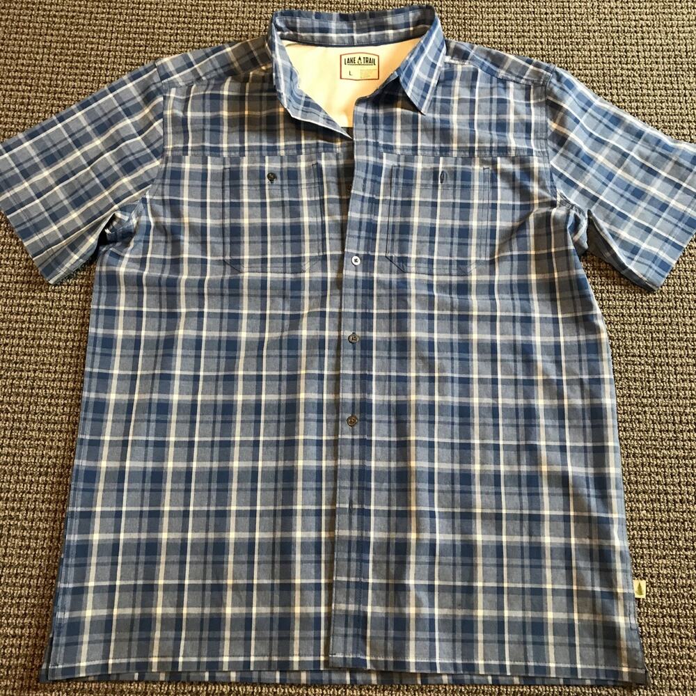 Lake‎ & Trail Mens Fishing Shirt Large